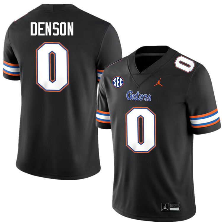 #0 Sharif Denson Gators Jersey,Florida Gators College Football Jerseys Stitched-Black